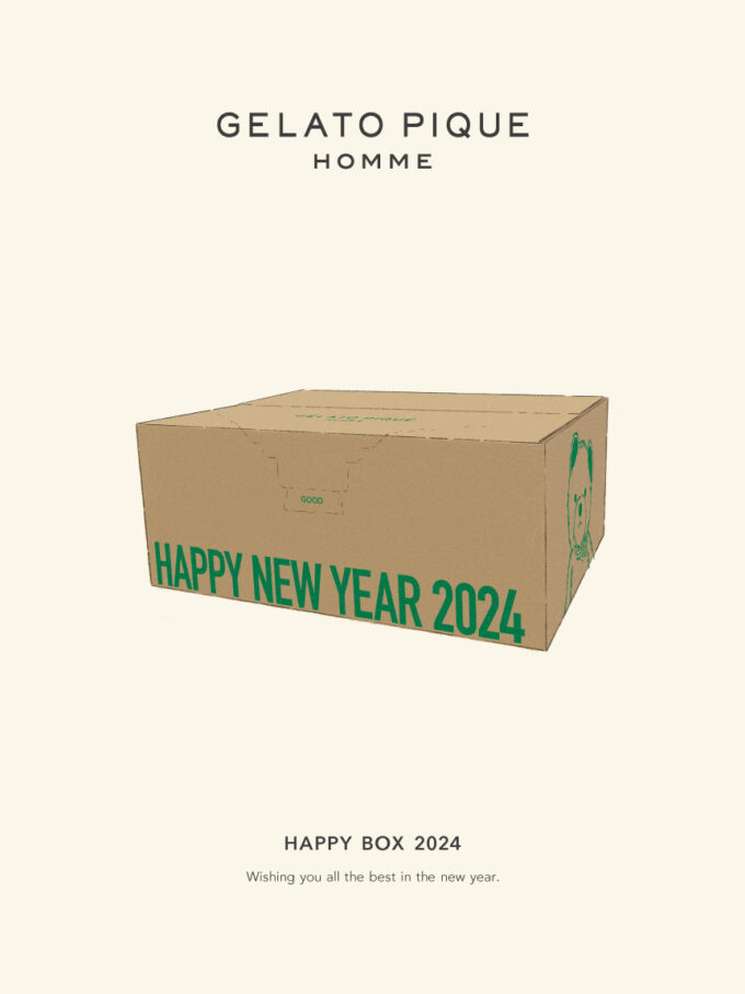 【MEN'S SIZE】オンラインストア限定 GELATO PIQUE HOMME HAPPY BOX 2024