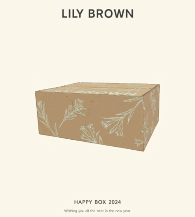 【LILY BROWN】2024年 HAPPY BOX
